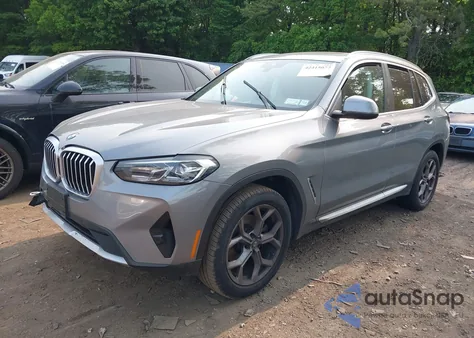 2023 BMW X3 xDrive30I z USA, uszkodzony, nr VIN 5UX53DP01P9S20486